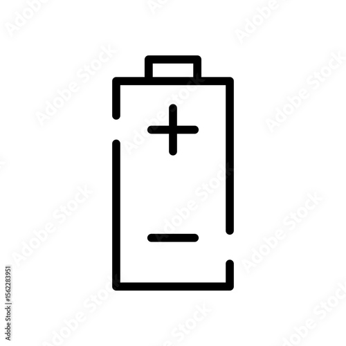 DC battery icon
