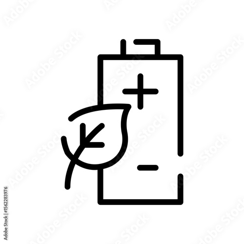 Eco battery icon