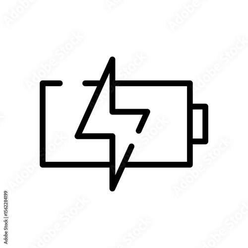Charging battery mode icon