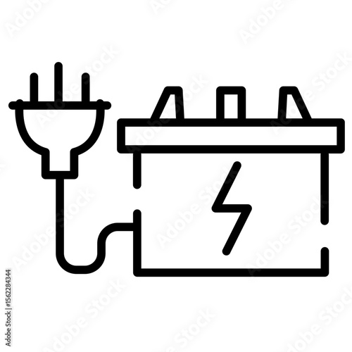 Rechargeable battery icon