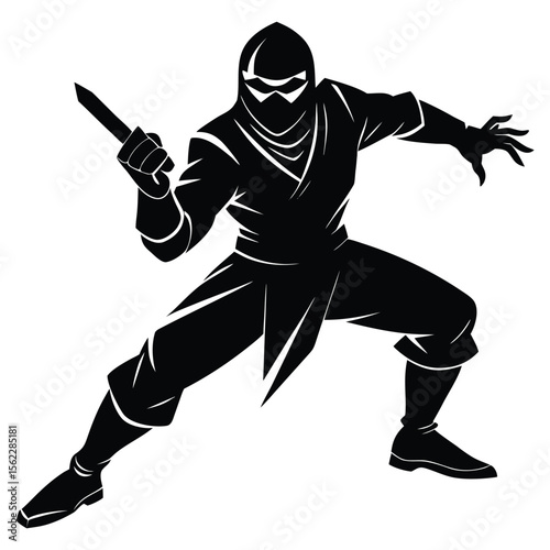 vector illustration of a  karate player 