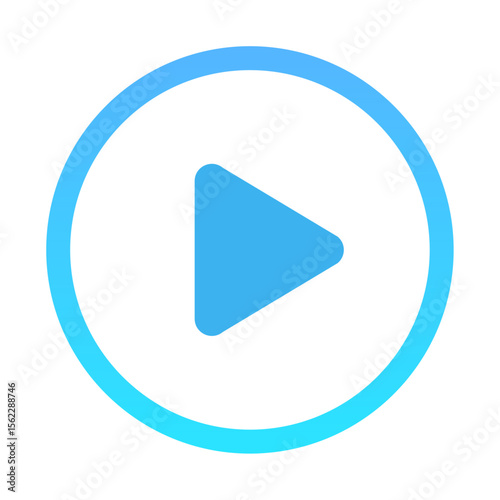 再生ボタン_メディアプレーヤー_blue_グラデーション