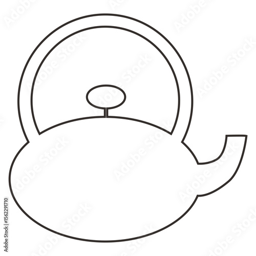 Teapot icon line_1