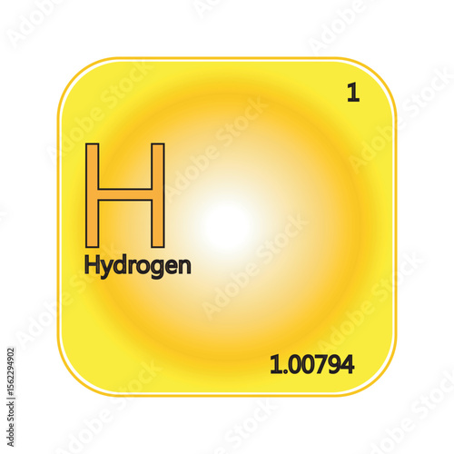 Hydrogen element of the periodic table