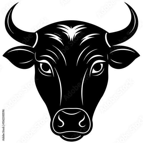 cow head vector