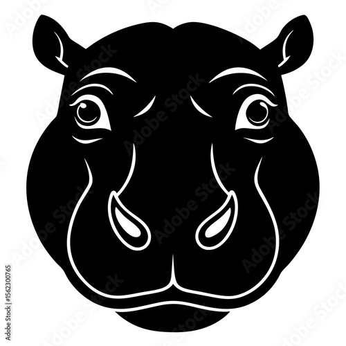 vector illustration of a cartoon zebra