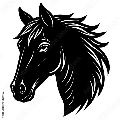 horse head silhouette