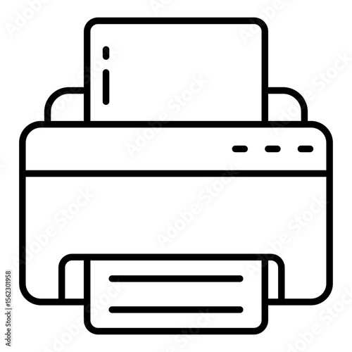 A perfect design icon of printer