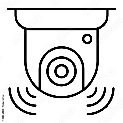 An icon design, icon of cctv camera