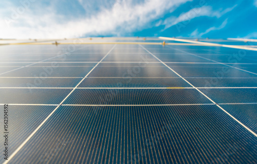 Panel installation on rooftops. Solar solutions for green living. Power from solar is renewable. Solar power. Solar panel and sun energy. Electric from sunlight. Energy from the sun powers.