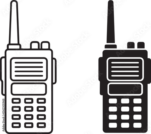 Walkie-Talkie Radio Communication Icon