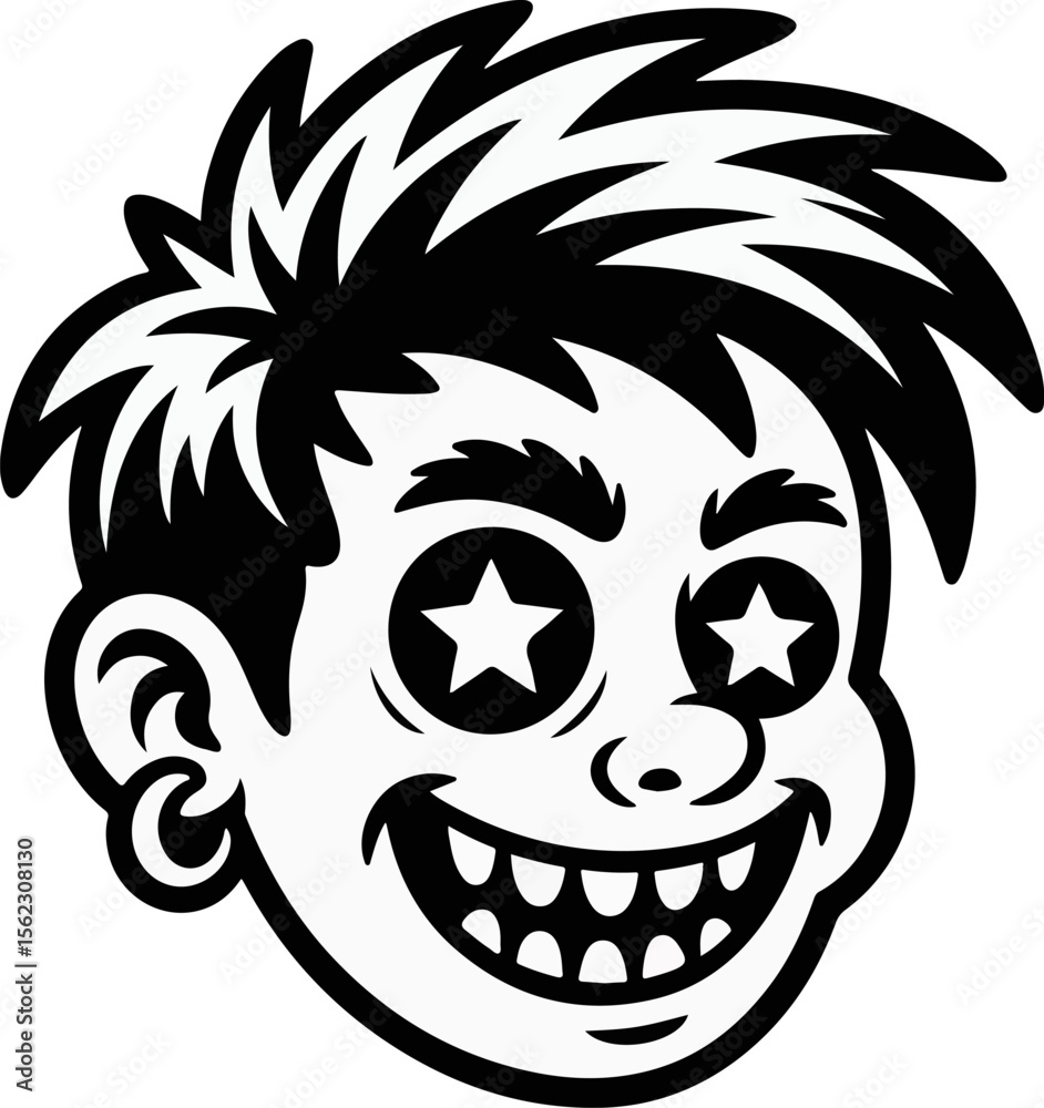 Obraz premium Cartoon Character Boy