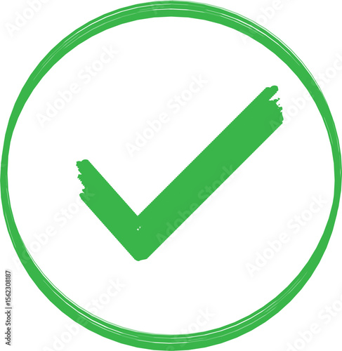 Green Check Mark in a Circle