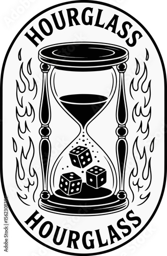 Hourglass Vintage Retro