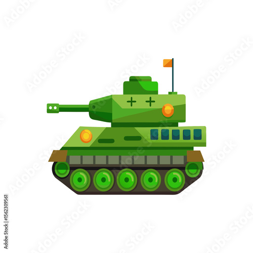 Tank Vector Icon, Transparent Background