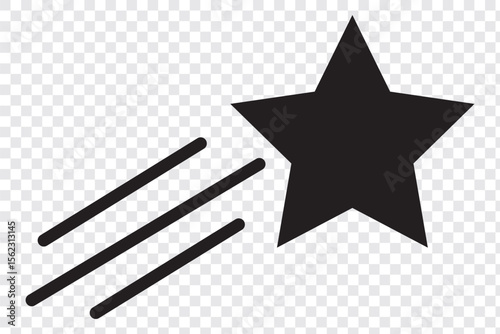 rising star, Shooting stars, Firework star, staircase graph with a shining star collection vector illustration symbol.