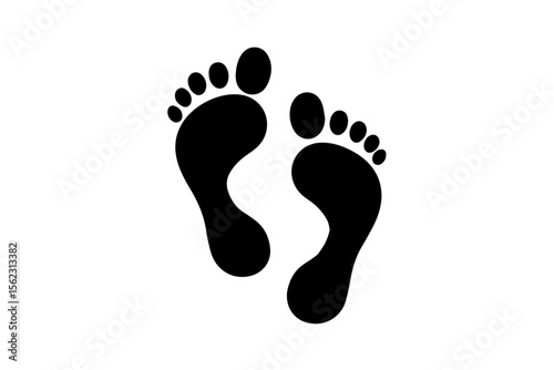 FOOT STEP SILHOUETTE