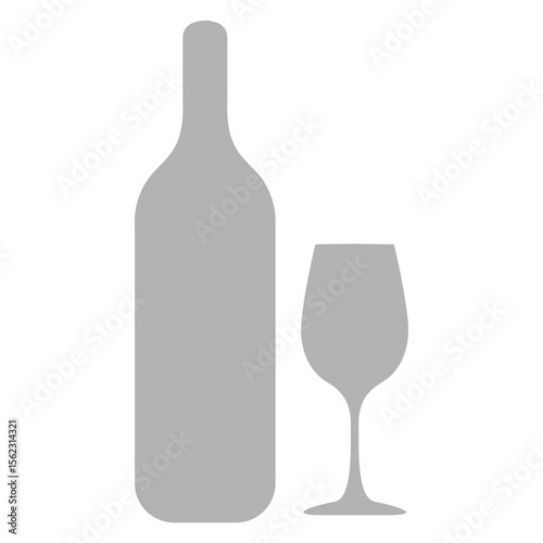 wine bottle Icon shadow_1