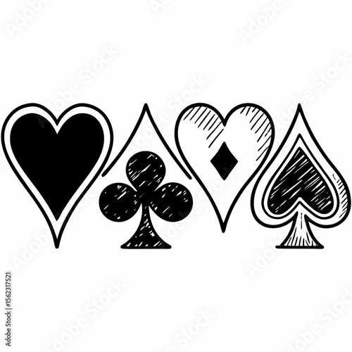 playing card suits
