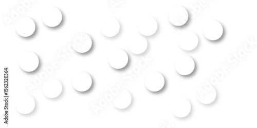 White tiles wall. round marble textures, ball tiles. Air Bubble wrap texture background. Top view pavement circle block white texture with seamless patterns floor background. Textured Background.