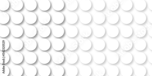 White tiles wall. round marble textures, ball tiles. Air Bubble wrap texture background. Top view pavement circle block white texture with seamless patterns floor background. Textured Background.