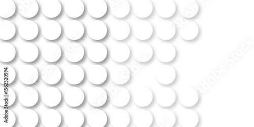 White tiles wall. round marble textures, ball tiles. Air Bubble wrap texture background. Top view pavement circle block white texture with seamless patterns floor background. Textured Background.