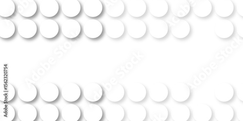 White tiles wall. round marble textures, ball tiles. Air Bubble wrap texture background. Top view pavement circle block white texture with seamless patterns floor background. Textured Background.