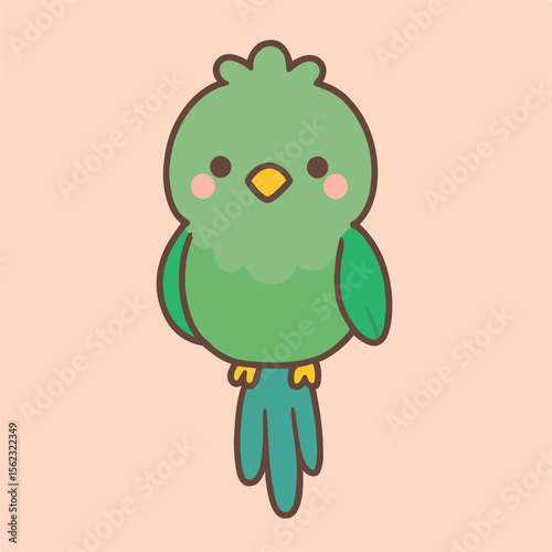 Quetzal cute kawaii