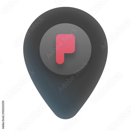 pin flag icon