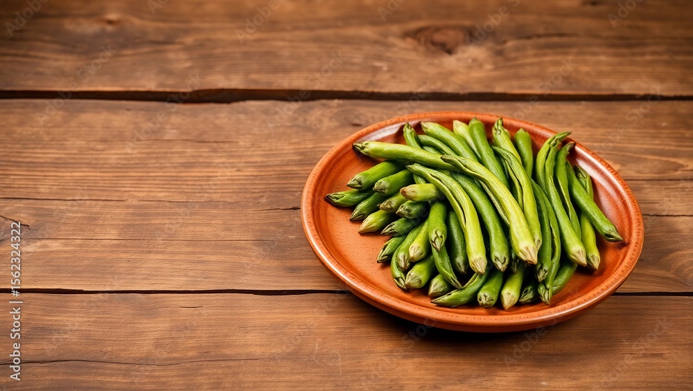 green vegetables rustic table copy space earthenware plate traditional food home-cooked left side top-down view fiddleheads fern vegetables
green vegetables rustic table copy space earthenware plate traditional food home-cooked left side top-down view fiddleheads fern vegetables