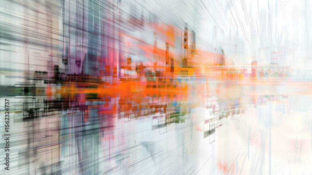 Fototapeta premium Abstract colorful digital design background