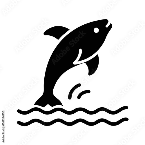vector illustration of a fish