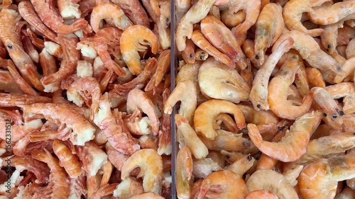 Buying seafood at the grocery store	
