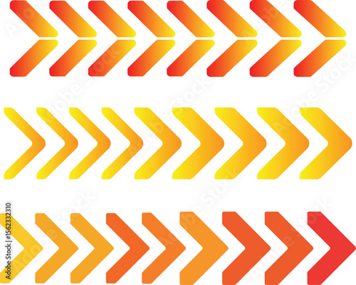 Colorful Speed Arrow – Dynamic Fast Motion Symbol Representing Acceleration – Transparent PNG & Vector Illustration