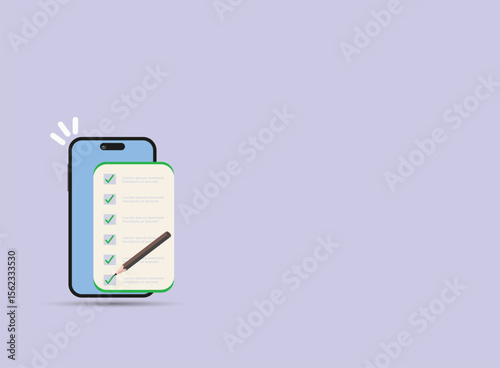 To do checklist on mobile phone