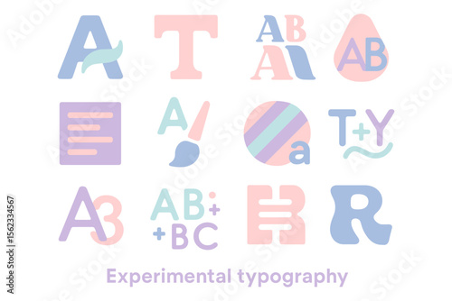 Creative typography vector illustration for modern design projects
