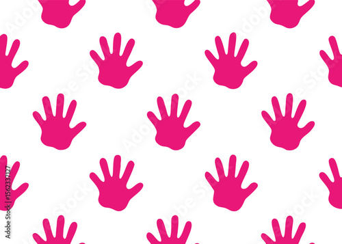 seamless pattern with hands