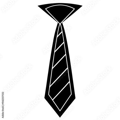 tie on white background
