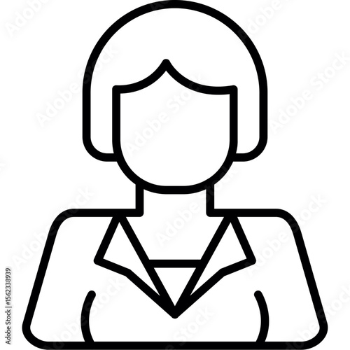 Flight Attendant Icon