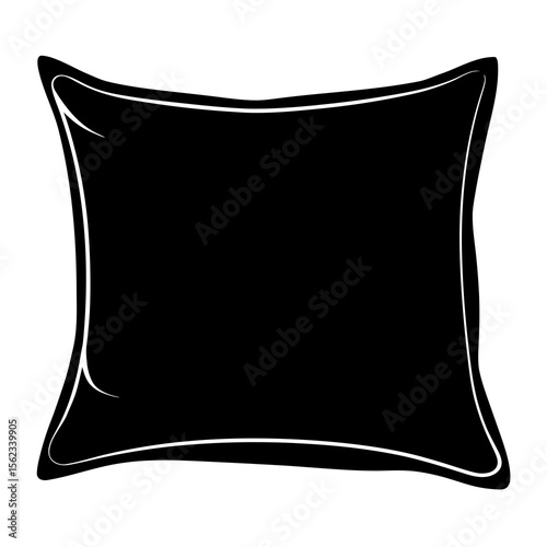 pillow isolated on white background