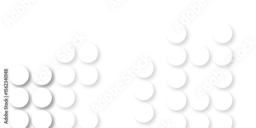 White tiles wall. round marble textures, ball tiles. Air Bubble wrap texture background. Top view pavement circle block white texture with seamless patterns floor background. Textured Background.