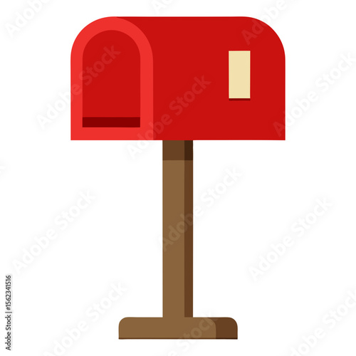 mailbox on a white background