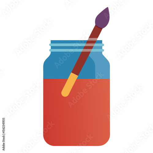 paint brush vector illustration