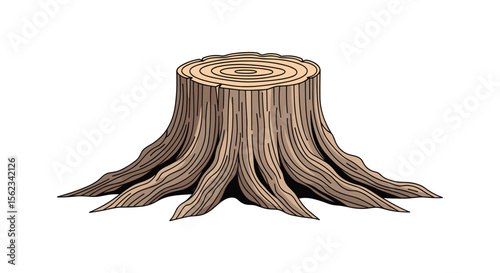 Rooted foundation the silent witness of years gone by
