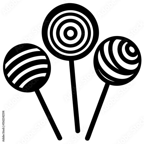 lollipop on a white background