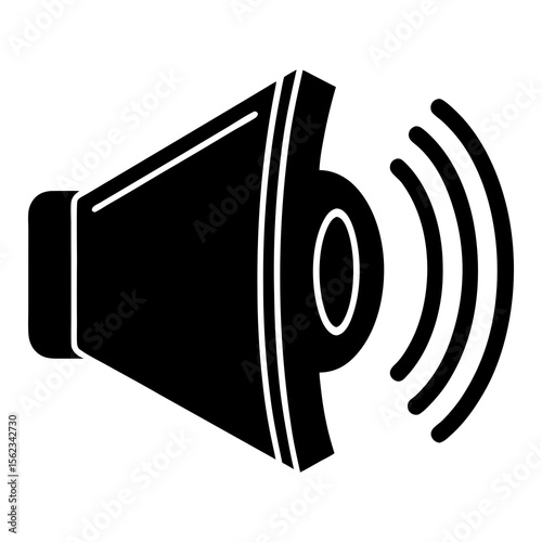 vector illustration of a megaphone