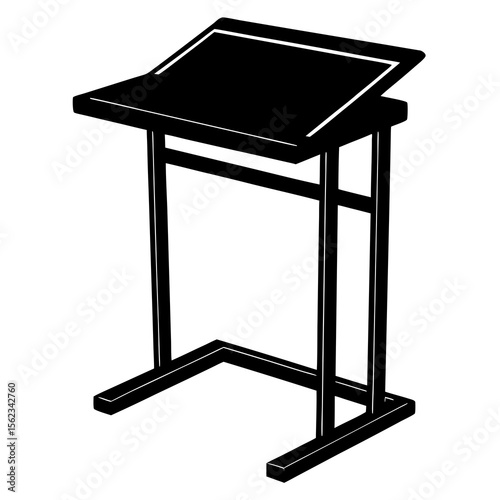 3d render of a table
