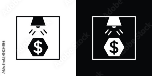 Business incubator icon isolated silhouette on white background. Vector illustration.