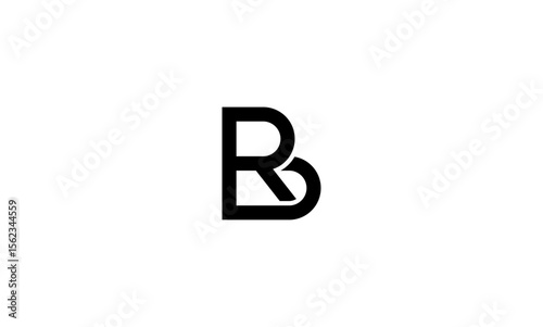 RB initial letters, monogram logo