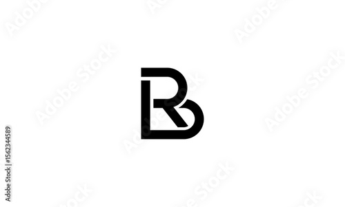 RB initial letters, monogram logo